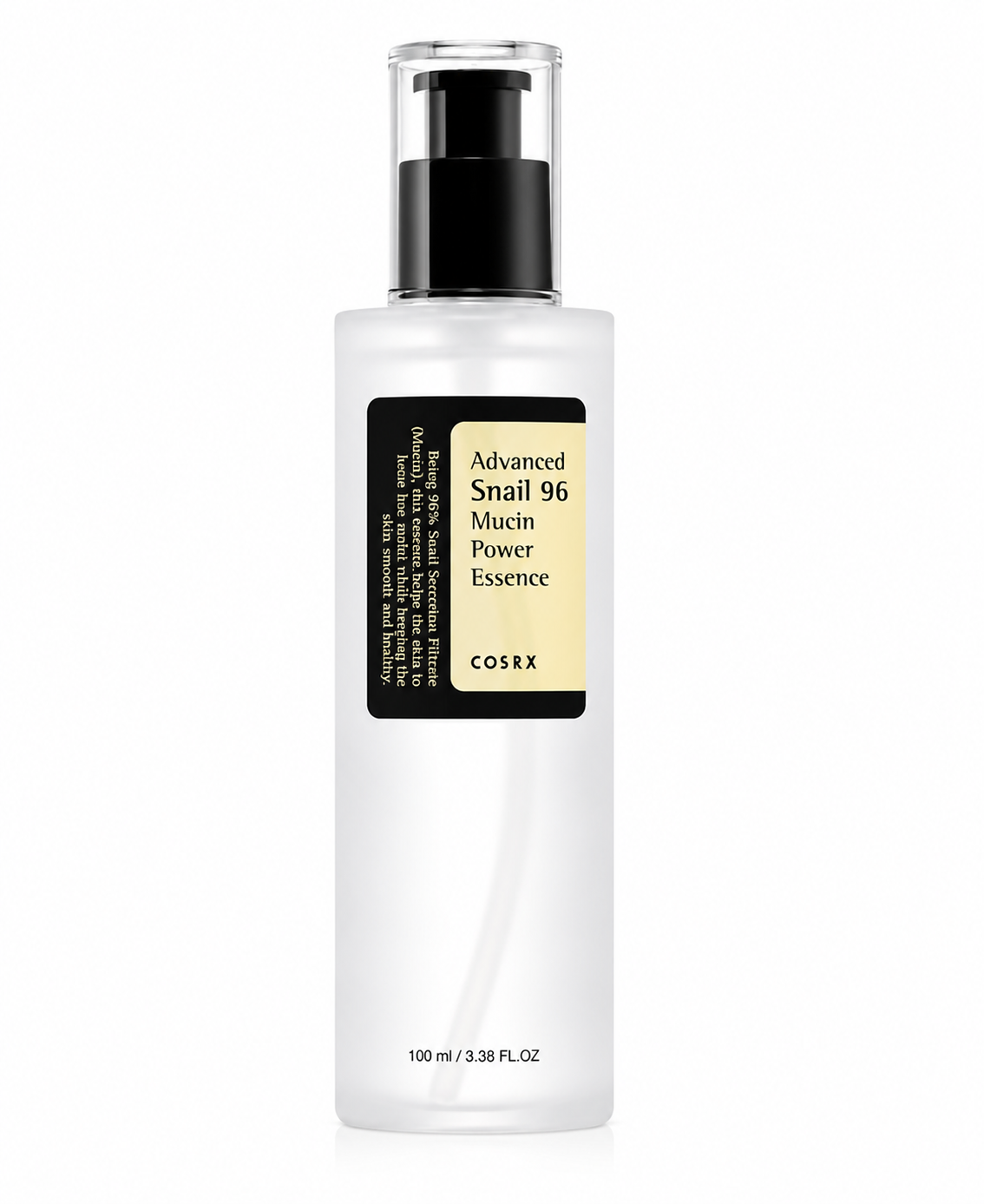 COSRX Advanced Snail 96 Mucin Power Essence 100ml facial essence with 96% snail secretion filtrate for deep hydration, skin repair and improved skin barrier.