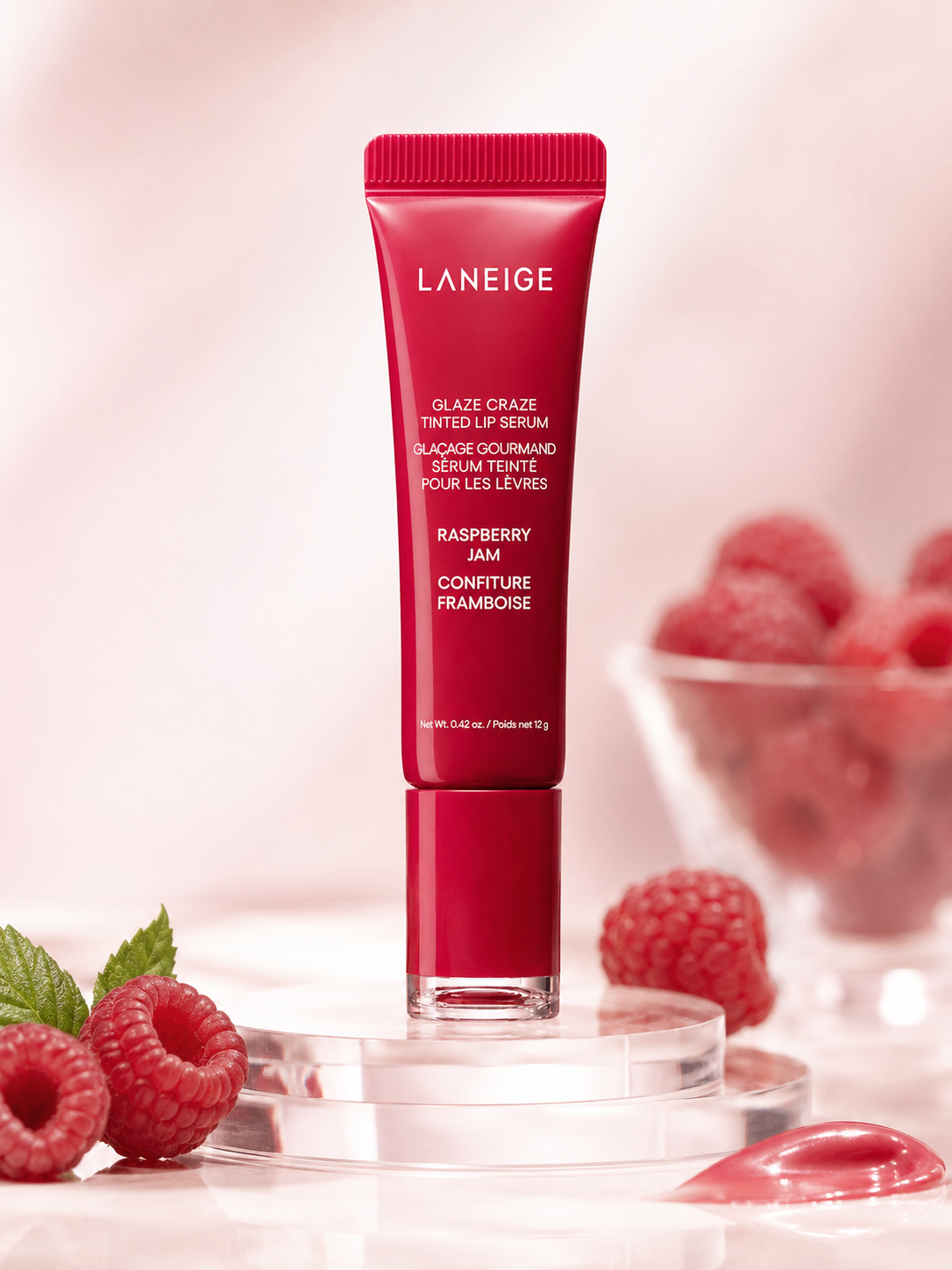 Laneige Lip Glowy Serum Raspberry Jam 12g