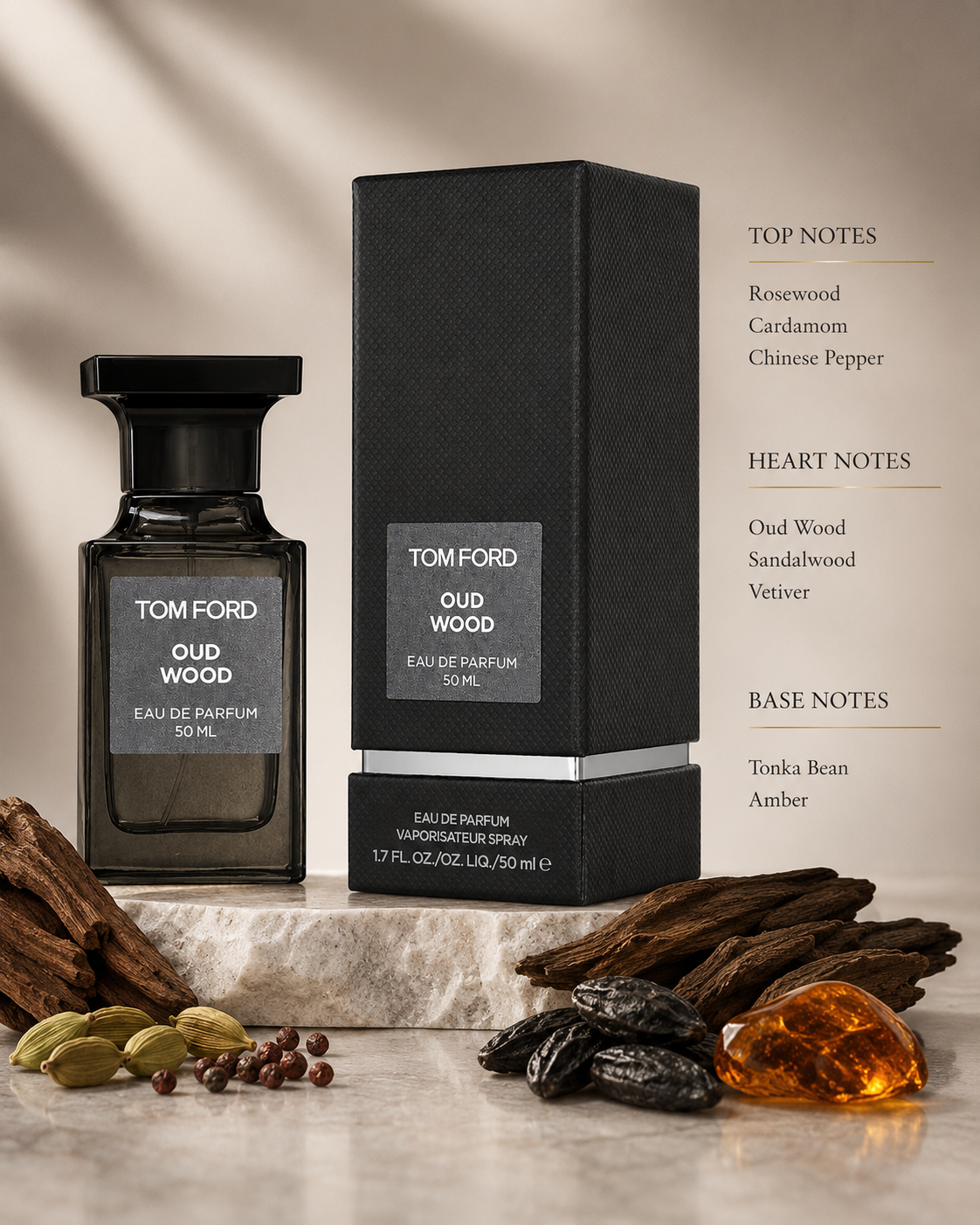 Tom Ford Oud Wood 50ml EDP - Unisex