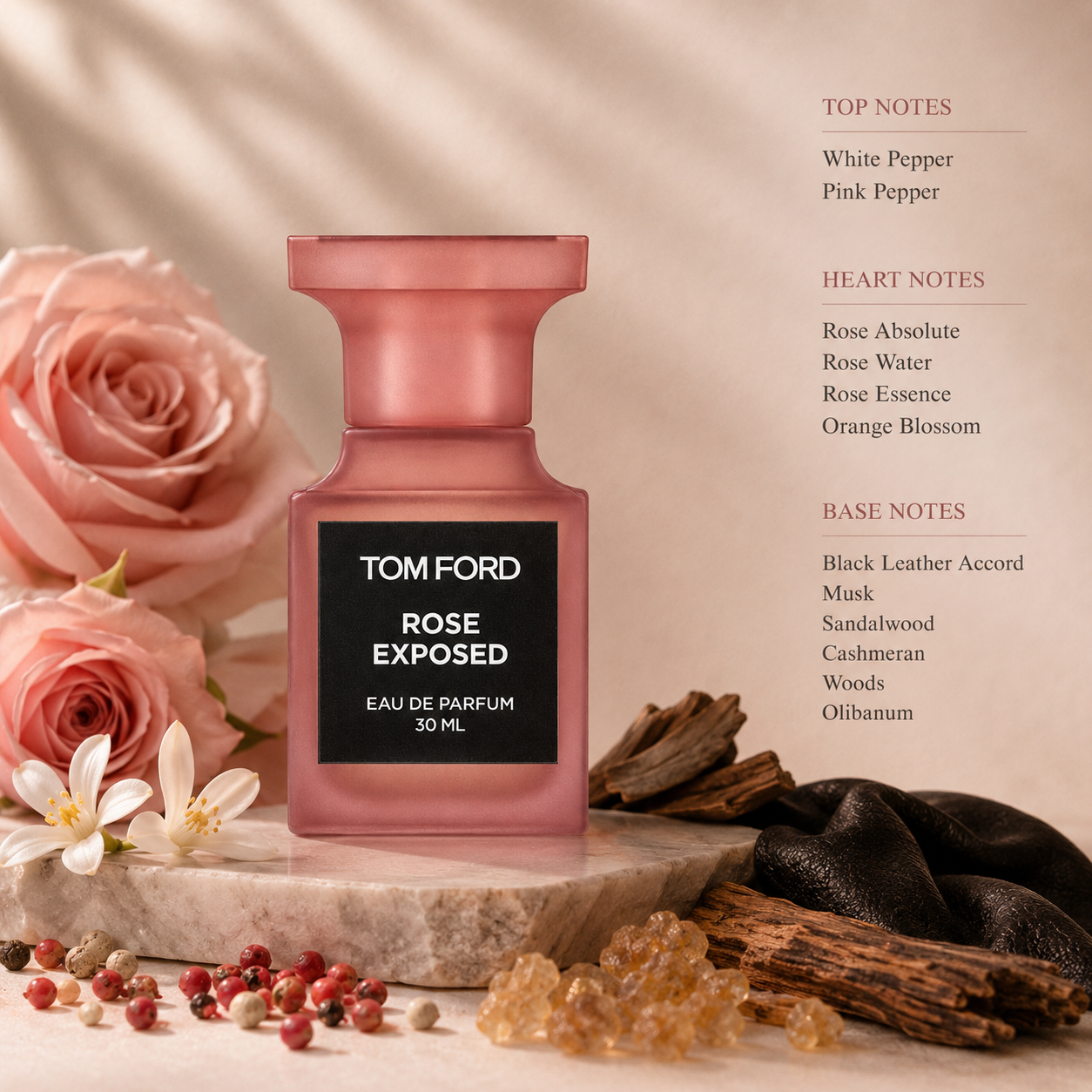 Tom Ford Rose Exposed 30ml EDP - Unisex