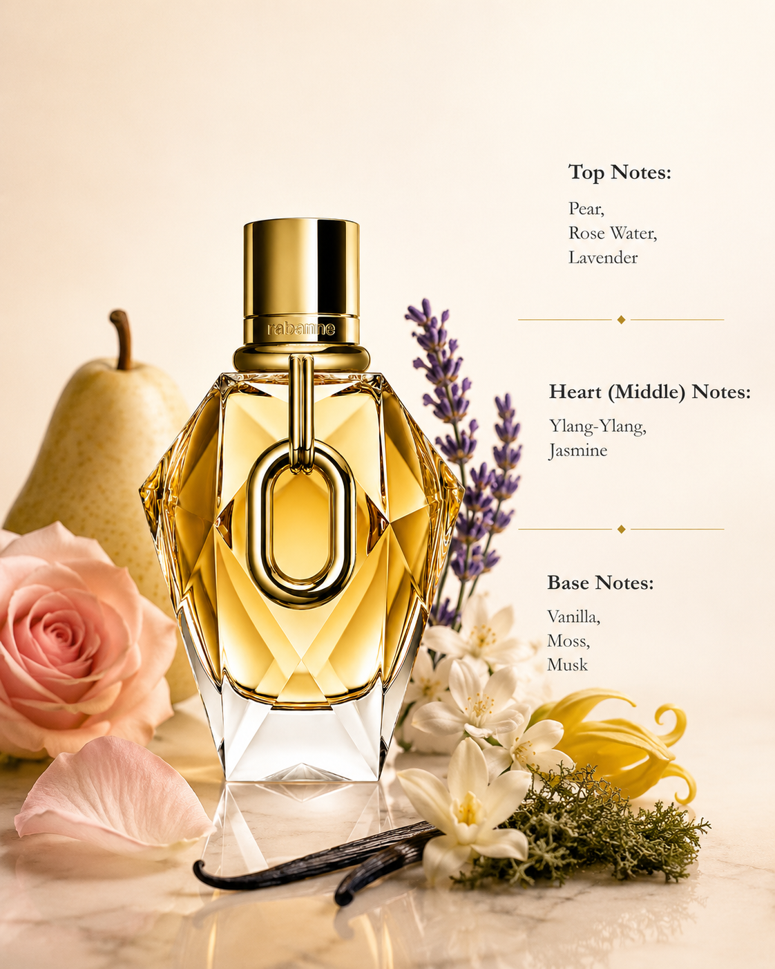 Rabanne Million Gold For Her 90ml EDP - Women