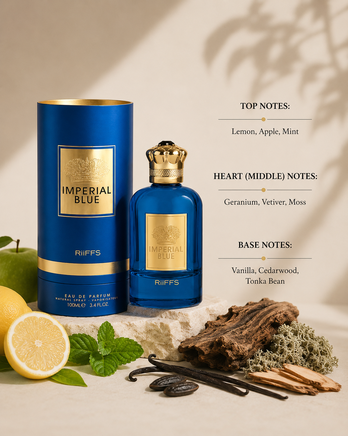 Riiffs Imperial Blue 100ml EDP - Men