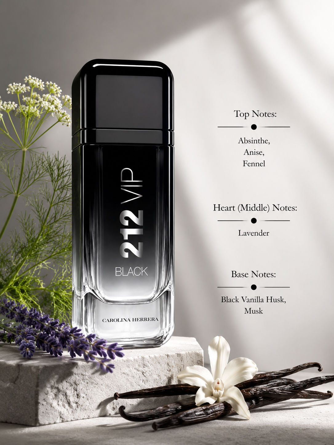 Carolina Herrera 212 VIP Black 100ml EDP - Men