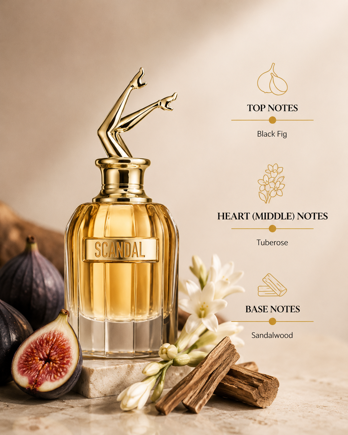 Jean Paul Gaultier Scandal Absolu Parfum 80ml EDP - Damen