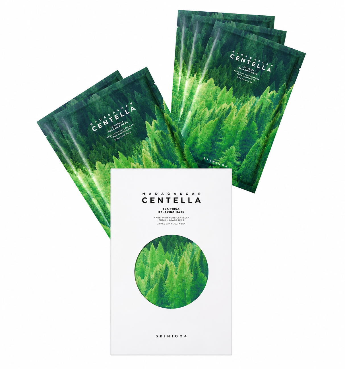SKIN1004 Madagascar Centella Tea-Trica Relaxing Mask 24ml x5ea